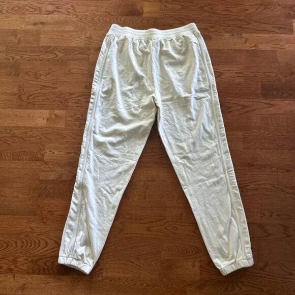 aerie sunwashed desert sweatpants s jogger ivory off white cream soft pockets - Picture 2 of 5